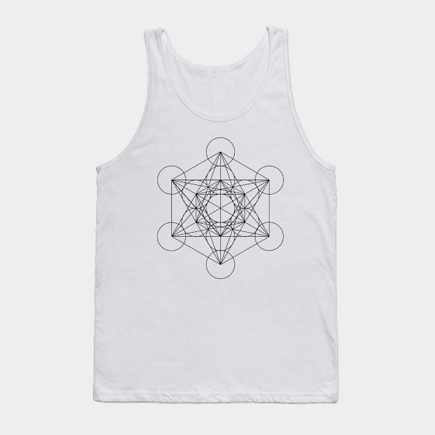 Metatron Tank Top by Monos Kromaticos Graphic Studio